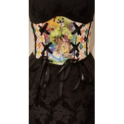 serre-taille corset alice au pays des merveilles disney pop culture