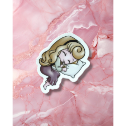 sticker disney princesse aurore la belle au bois dormant