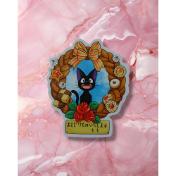 sticker ghibli jiji kiki la petite sorcière