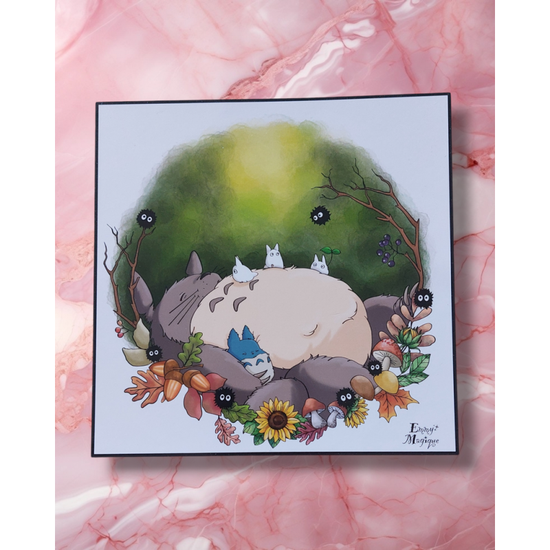 illustration dessin print ghibli totoro