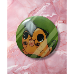 badge anime manga chainsaw man pochita